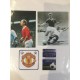 Signed picture by Bobby Charlton the Busby Babe and Manchester United footballer